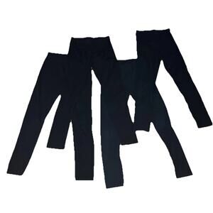 Cat & Jack Kids Girls Leggings Black Pull On Size 10/12